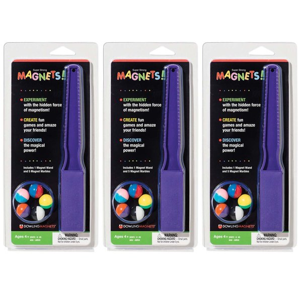 Dowling Magnets Magnet Wand + 5 Magnet Marbles, PK3 736600